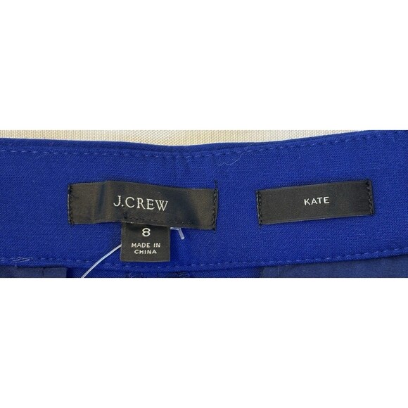 J. Crew Women's Kate Straight Leg Pants in Blue - NWT - Picture 3 of 14